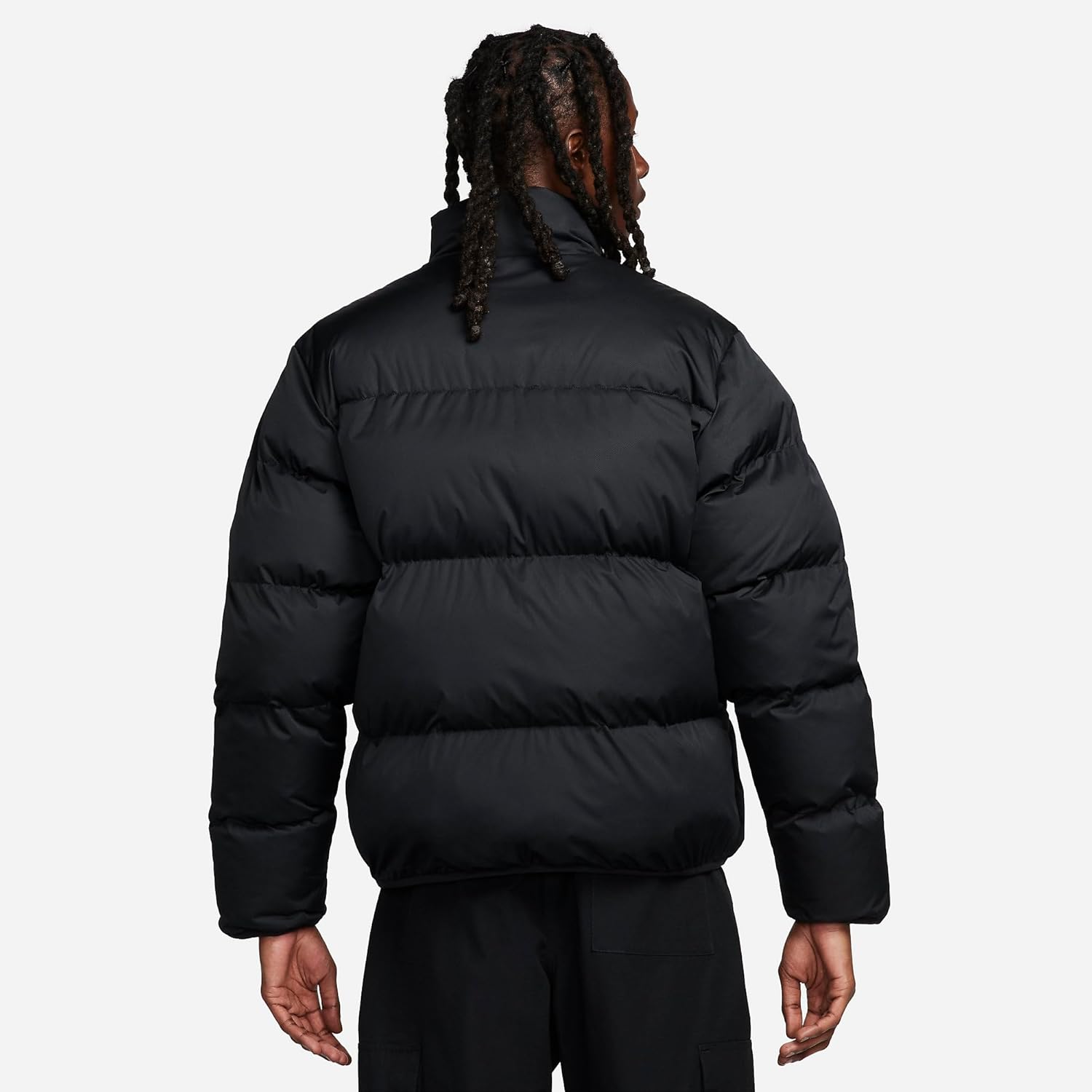Nike Sportswear Club Men's Puffer Jacket (FB7368-010, Black/White) Size XX-Large