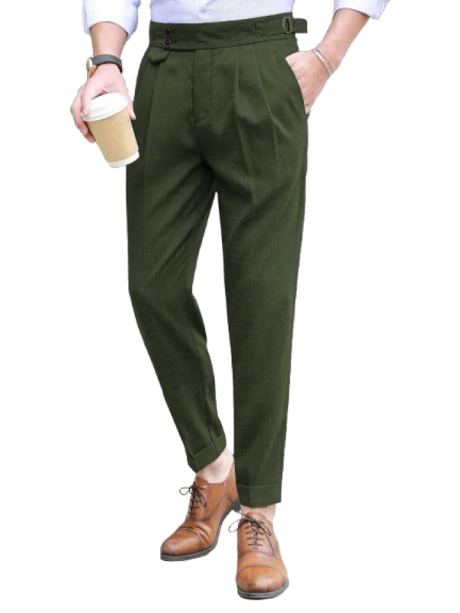 Lymio Pantaloni per gli uomini || Casual Pantaloni Uomo || Stile solido Pant || Patten elegante con pantaloni (TR-46-50)