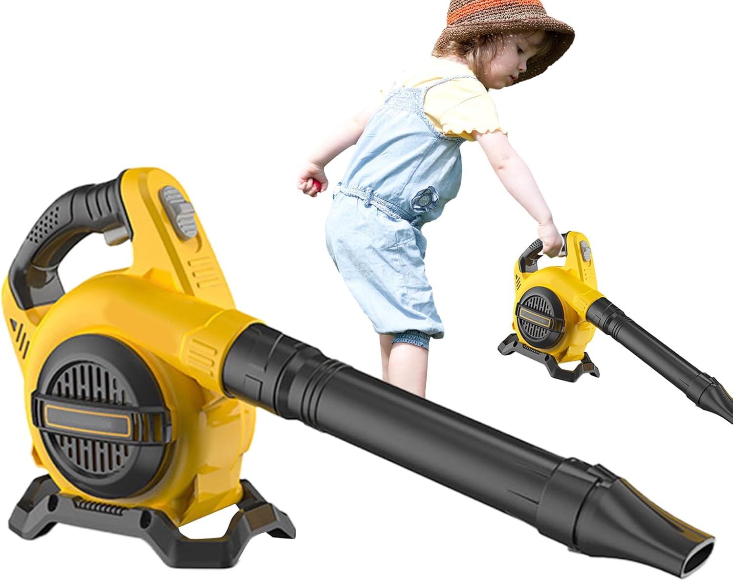 Leaf Blower Toy, Kids Leaves Blower, Battery Operated Toddler Landscaping Gardening Tools for Outdoor Preschool