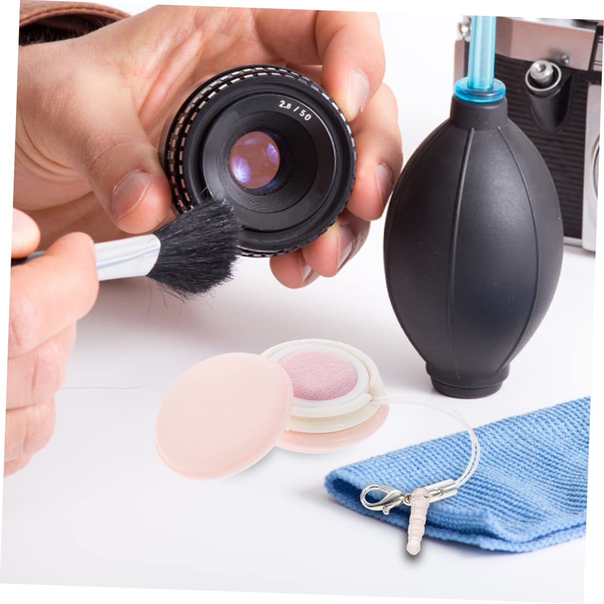 30pièces Chiffons De Nettoyage Macaron Pour Écrans Et Lunettes Lingettes Nettoyantes Et Portables Avec Lanière Sans Rayures Ni Traces