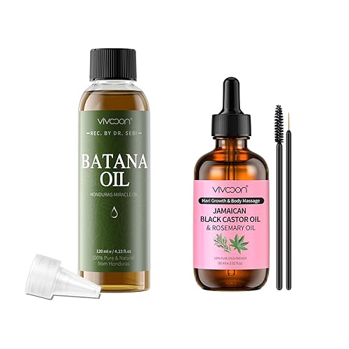 Aceite de batana para el crecimiento del cabello, aceite de ricino de romero 100% puro y natural para el crecimiento del cabello, aceite orgánico