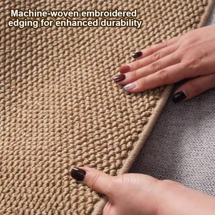 Alfombra pasillo lavable grande interior 80x160cm resistente a manchas 5