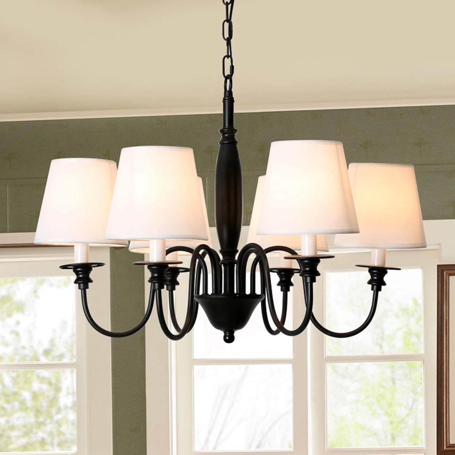 12 Pack Small Lamp Shade 3" x 6" x 5" White Barrel Fabric Lampshade Cover Beige Linen for Table Floor Lamp Eyes Protected Appearance