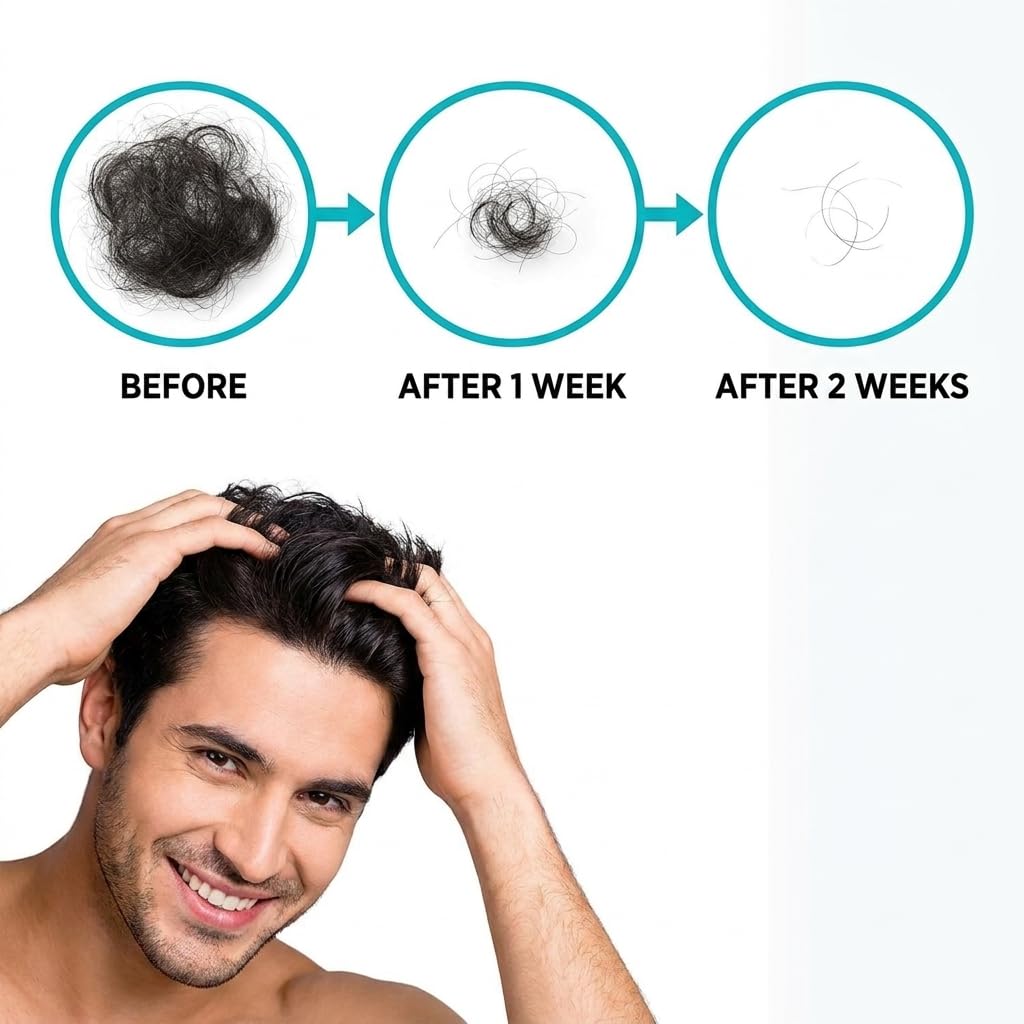 Hair Complex zestaw serum do skóry głowy – zaawansowane dostarczanie peptydów i minerałów dla gęstszych, pełniejszych włosów – odżywcza pielęgnacja skóry głowy z precyzyjną pipetą