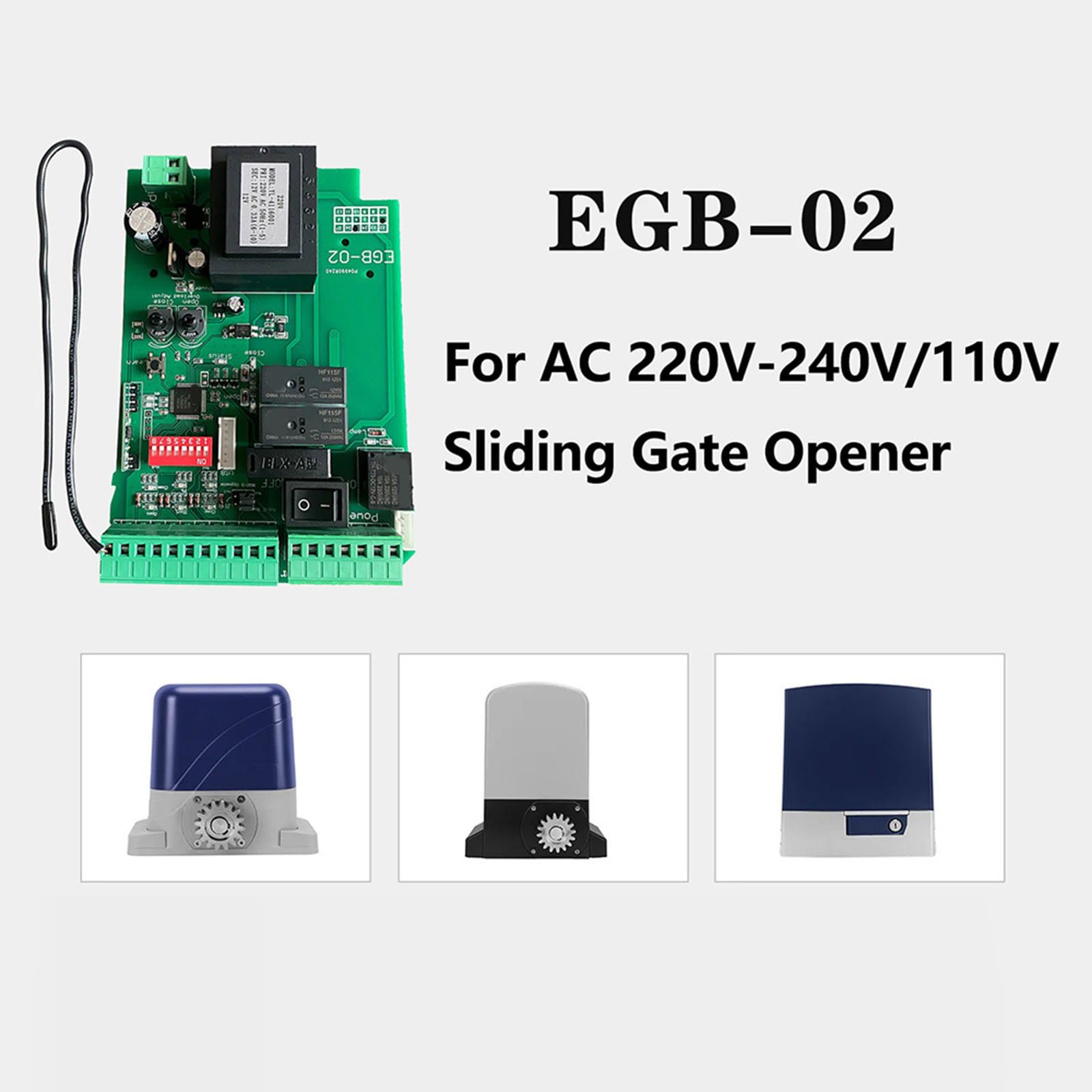 Carte PCB intelligente offrant un design étanche, plusieurs protections et installations faciles pour ouvre-portes coulissantes