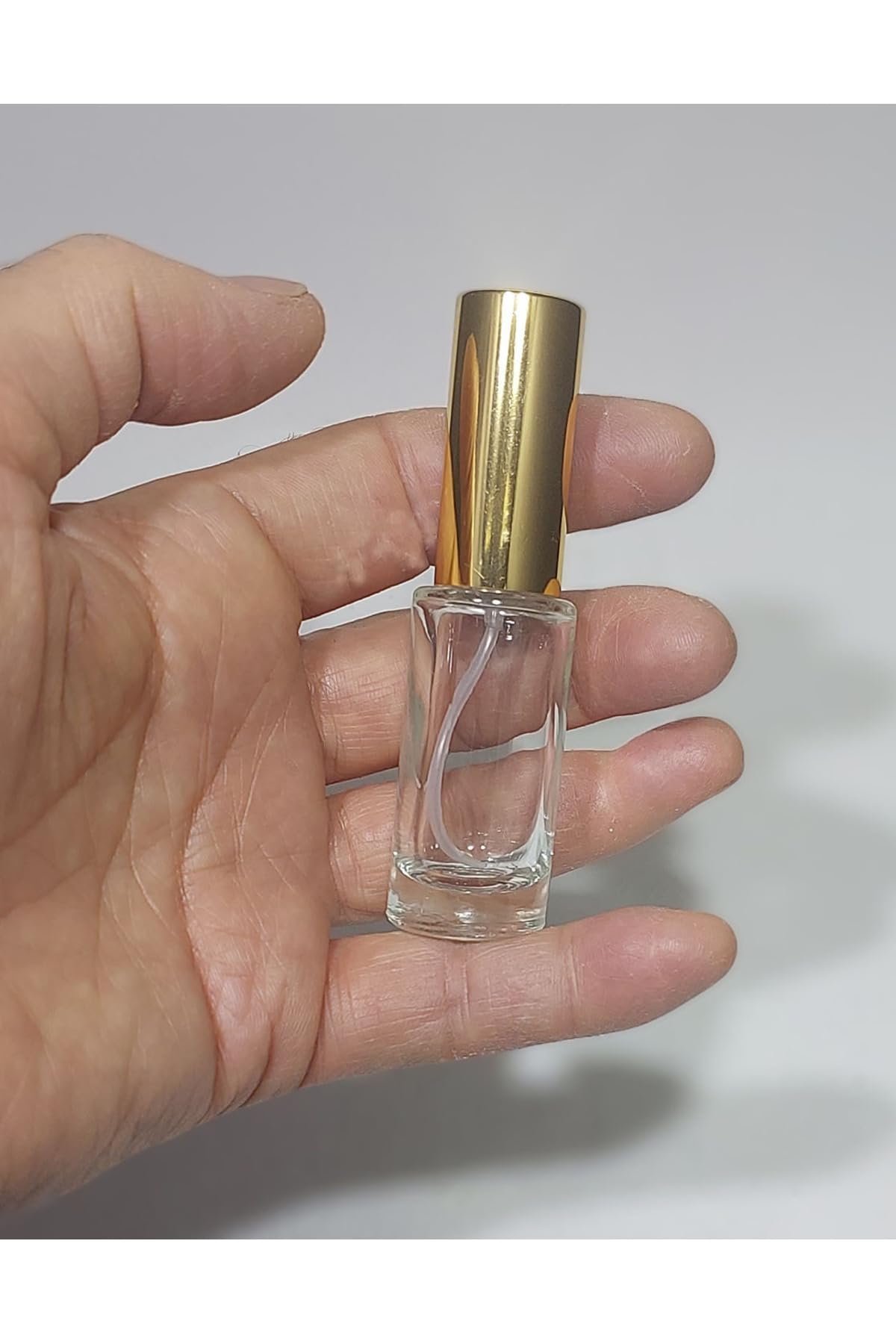 Wellline 3 Adet Boş Şişe Gold Renk Spreyli Kolonya Şişesi Doldurulabilir Cep Cam Parfüm Şişesi 5 Ml 8697431792542