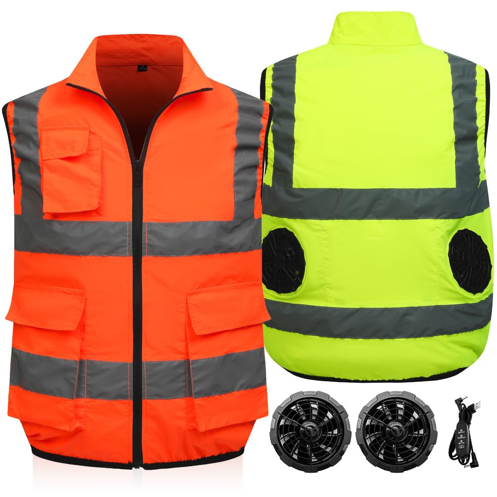 Amazon.co.jp: Vest, Work Clothes with Fan, Short Sleeve, Air