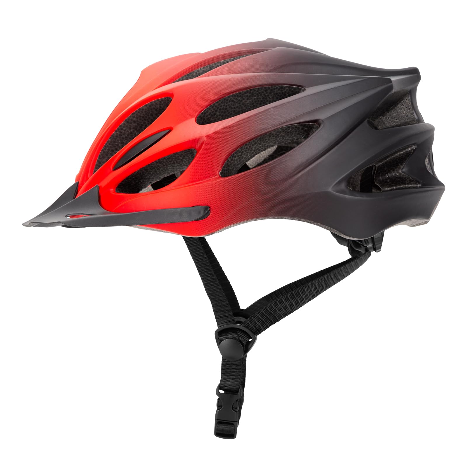 Fahrradhelm für Herren Damen Verstellbar Stadthelm mit Abnehmbarer Visier Innenfutter Cityhelm Leicht Rennradhelm Mountainbike MTB Helm für Erwachsene (Rot) Sport & Freizeit