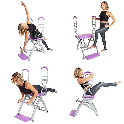 Miniatura 5 de Life's A Beach Pilates Pro chair Max - Silla con asas de esculpir, más transformación y reforma de la figura, entrenamiento total de gimnasio en