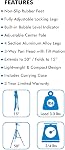 Ultimaxx Lightweight Portable Camera Tripod Stand with Carrying Bag for Sony, Nikon, Canon, Olympus, Pentax, Panasonic, Samsung Cameras and Camcorders (50")