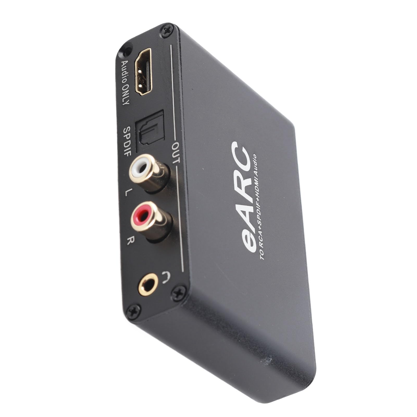 Estrattore, Estrattore ARC in Lega di Alluminio, Adattatore EARC con Uscita Ottica HiFi da 3,5 Mm a 24 Bit 192 KHz, Controllo Volume per Amplificatore Altoparlante HDTV