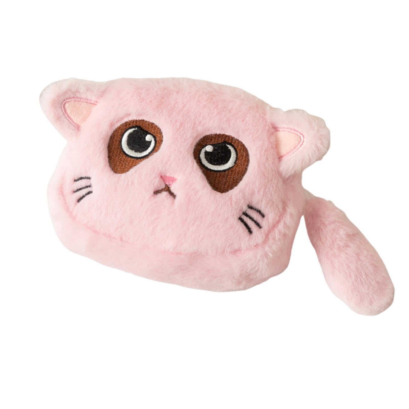 merishopp Kawaii Cat Face Coin Purse Multipurpose Cartoon for Kids Boys Girls Children Pink-picture-29