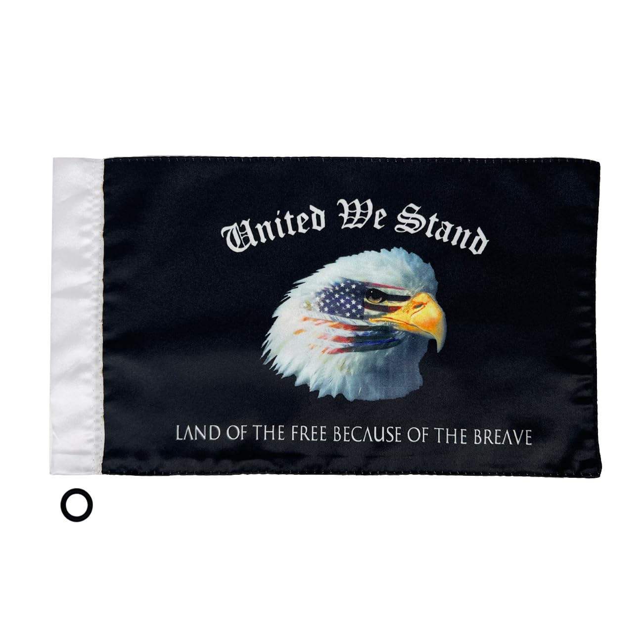 SWLOR Motorcycle Flag,"United We Stand" Motorcycle Eagle Flag,Double Sided Double Stitched Motorcycle Flag 6X9