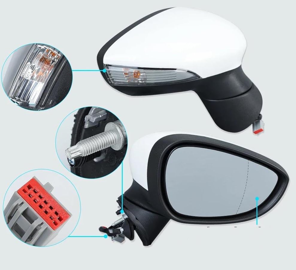 Rétroviseur cassé Fiesta MK7 solution de remplacement 8 broches