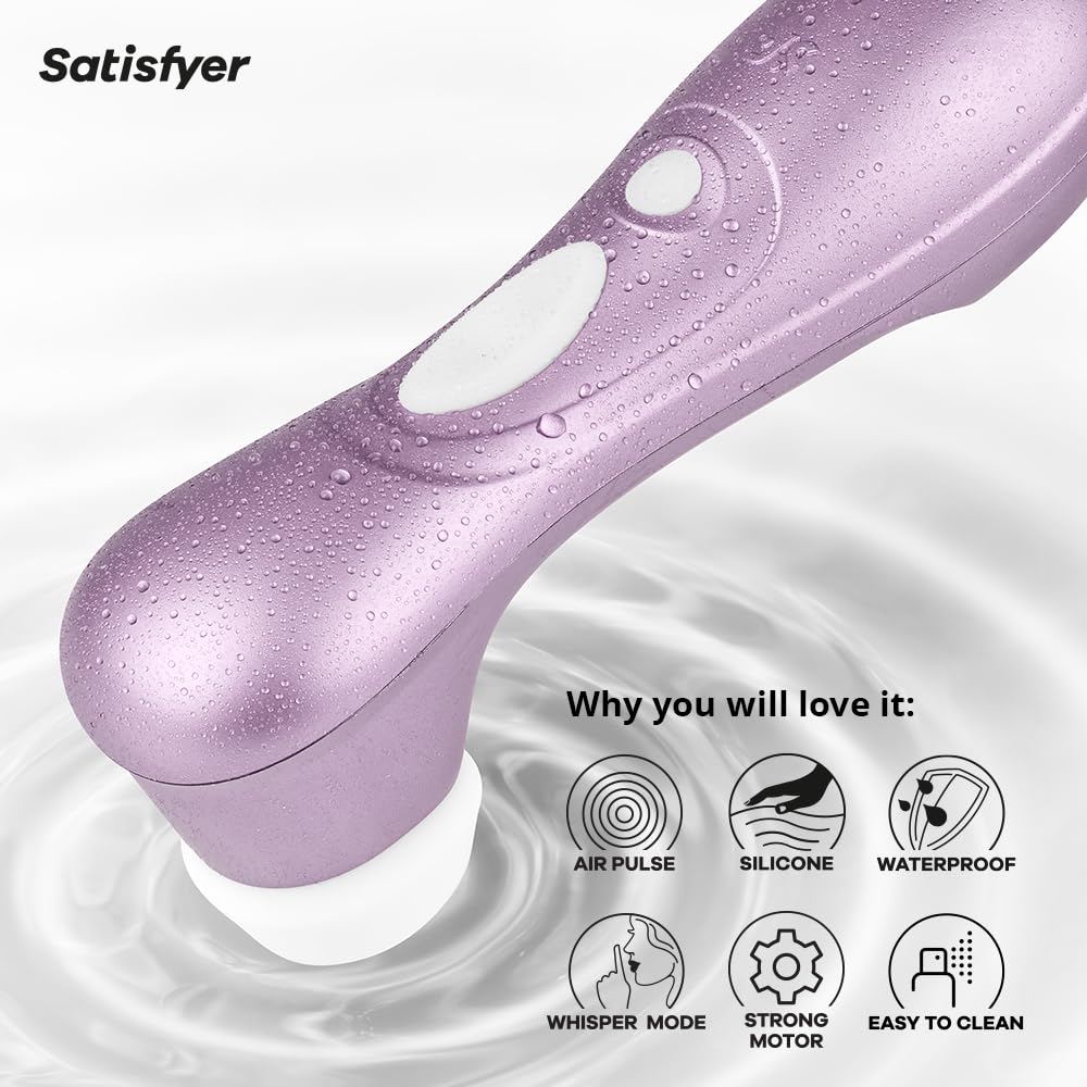 Satisfyer Pro 2 Vibrator Sex Toy | Adult Toys for Women | Suction and Clitoral Stimulation Vibrator | Vibrating Sexual Pleasure Device | Stimulation Vibrators | Female Wellness Tools | Woman Sextoy: Violet