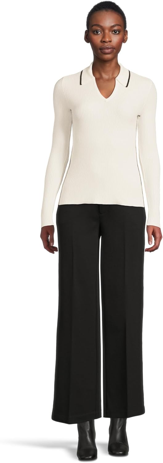 Liverpool Womens Long Sleeve V-Neck Collared Sweater - Image 5