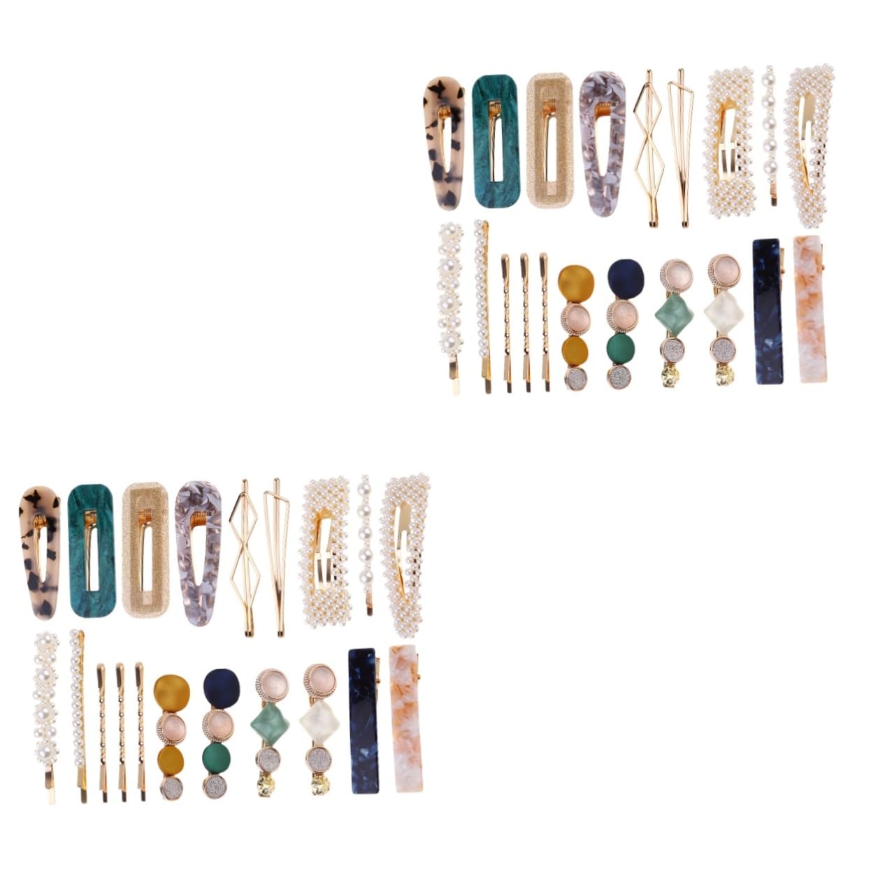 Épingles à Cheveux Accessoires Décoratifs Antiglisse pour Chignon Stable - 8