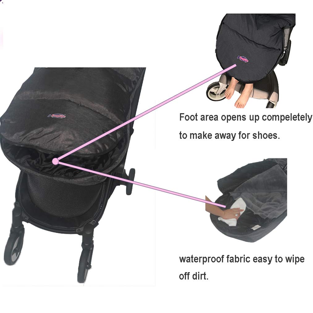 funlife - Saco de Invierno antigolpes, Impermeable, de Alto Rendimiento, Compatible con Todos los Equipos de Viaje, Parte Delantera Ajustable en Altura y extraíble