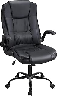 T-THREE.High Back Ergonomic Office Chair Swivel Chair,Large Seat with Tilt Function Computer Chair,PU Leather Gaming Chair