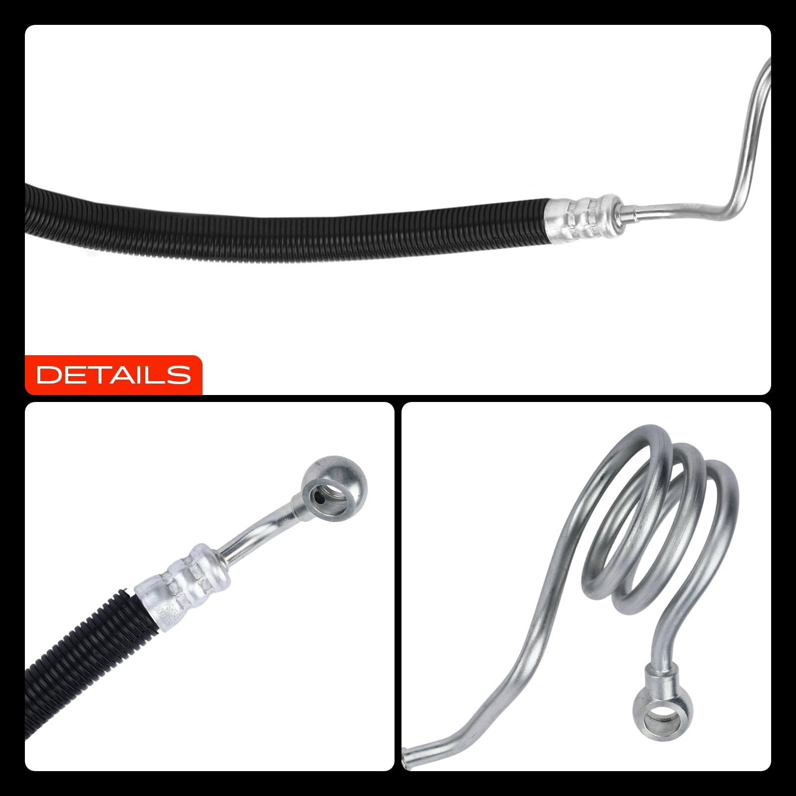 Frankberg Servosterzo Tubo flessibile Compatibile con P.a.s.s.a.t Variante 3B6 A4 Avant 8D5 P.a.s.s.a.t 3B3 Superb I 3U4 A4 8D2 Replace# 8D1422893BN,8D1422893BM