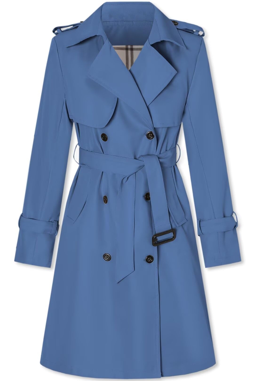 Victoria | Women’s Double-Breasted Belted Trench Coat main image 1