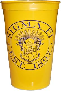 Sigma Pi Big Plastic Stadium Cup Set of 4