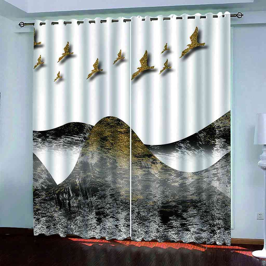 Rideau thermique isolant et phonique contre le froid | Rideau occultant 200x160 cm lot de 2