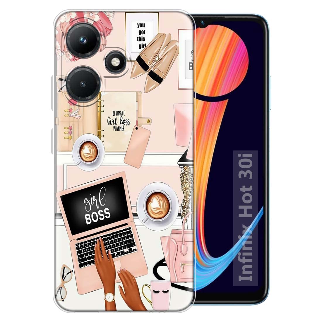 Fashionury Soft Silicone Designer Printed Full Protection Printed Back Case Cover for Infinix HOT 30i -D0266 (B0C28THSH1) Amazon Price History, Amazon Price Tracker