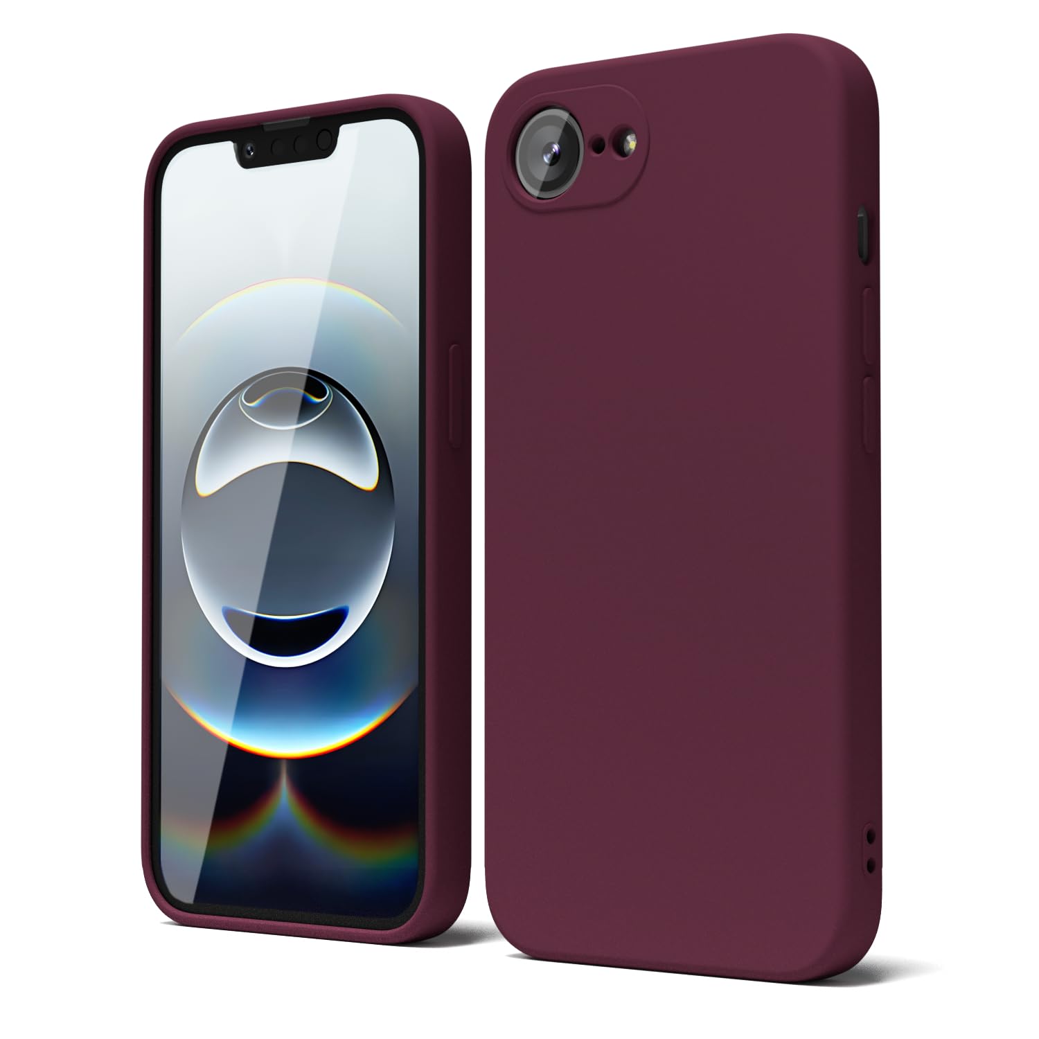 oakxco for iPhone 16 Pro Max Case Liquid Silicone, Soft Rubber Gel Elegant Aesthetic Basic Simple Cover, Cute Thin Slim TPU Matte Solid Color Plain Smooth Case for Women Girl, Light Pink — view 150
