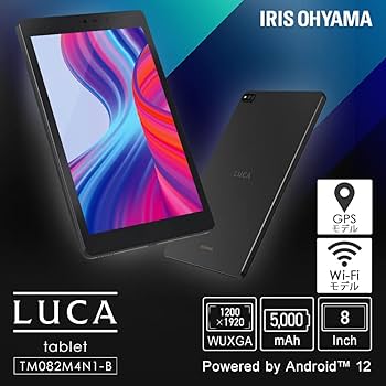 Luca タブレット TM082M4 ブラック 2023年製 Luca タブレット TM082M4 ブラック 2023年製 Amazon.co.jp