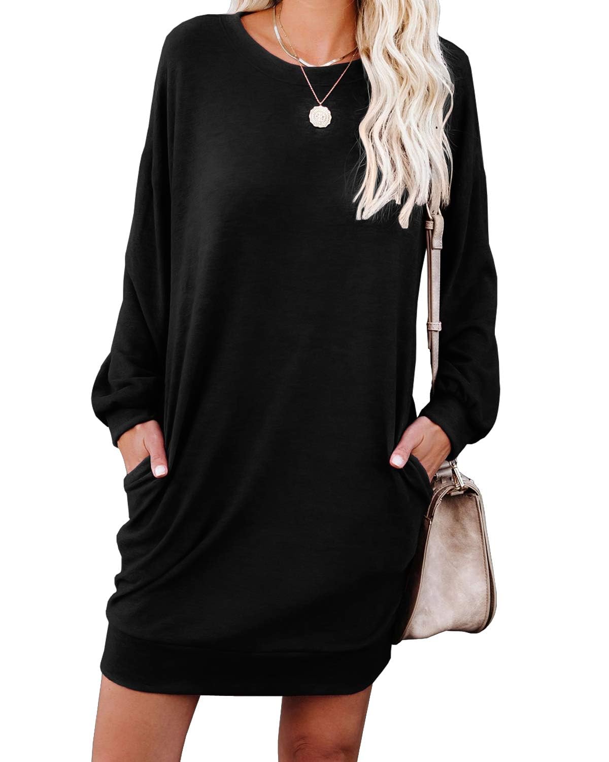 Jumper Dress Loose Winter Dresses PrinStoryWomen Jumper Dress Long