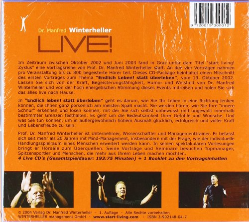 Endlich leben! statt überleben: Dr. Manfred Winterheller LIVE! - Teil 1