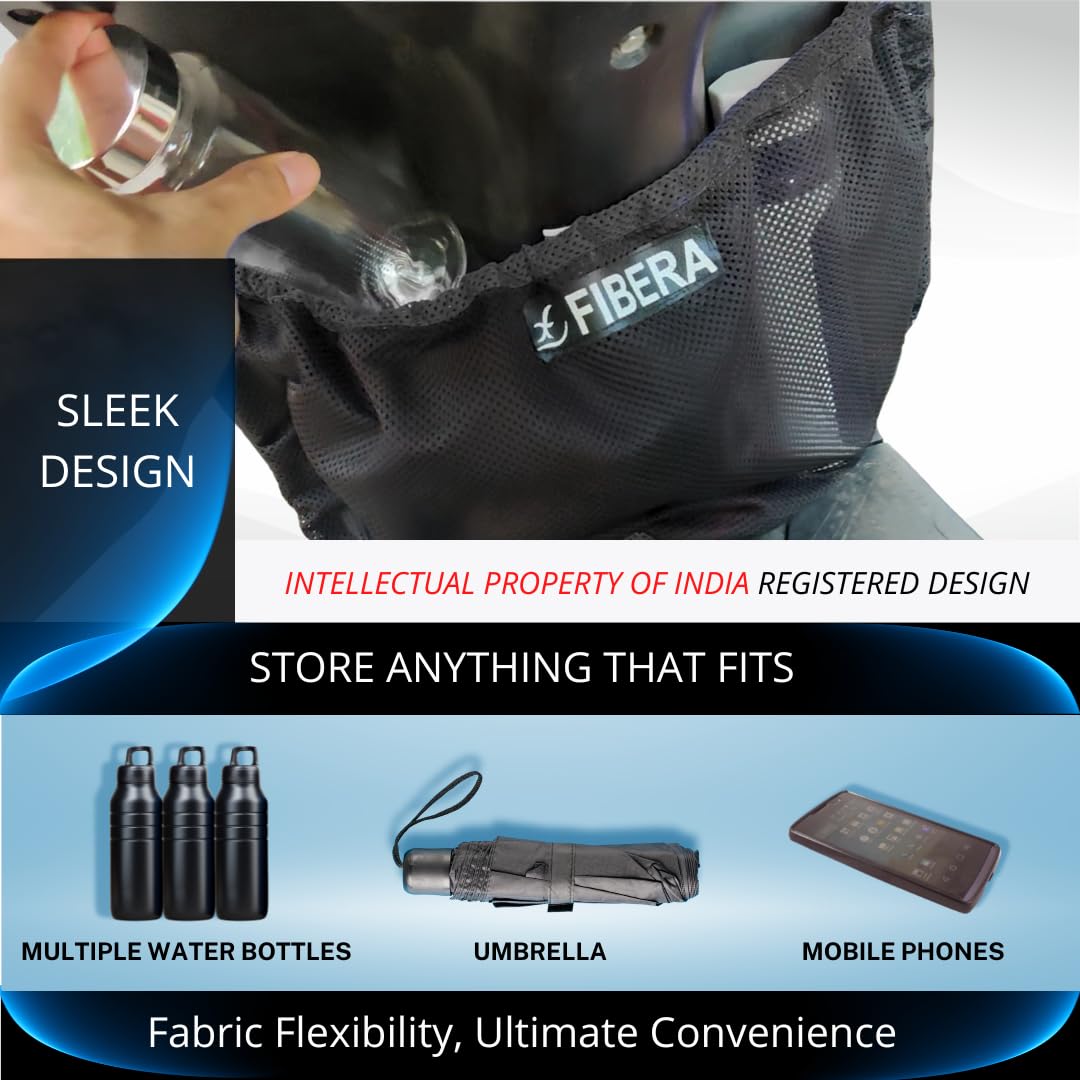 FIBERA Smart Front Basket ONLY Compatible with Old Activa 3G/4G/5G 110cc (2010- Dec 2019) (Black) - Image 3 thumbnail