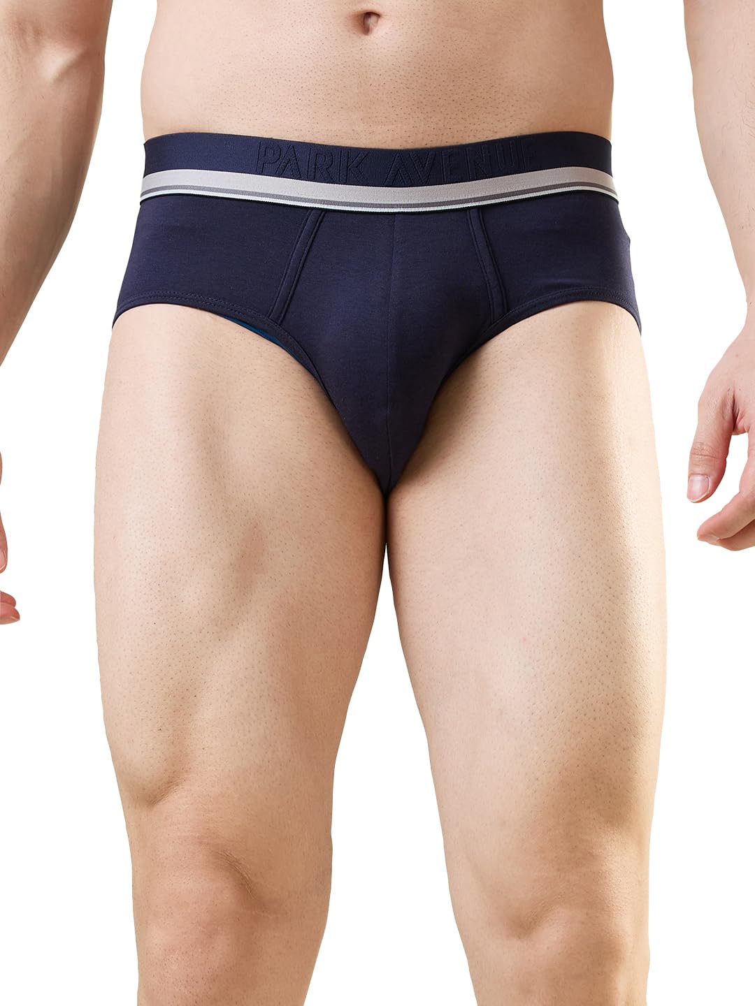 park avenue Men Regular Fit Solid Pattern Modal Cotton Elastane Blend Brief-picture-44
