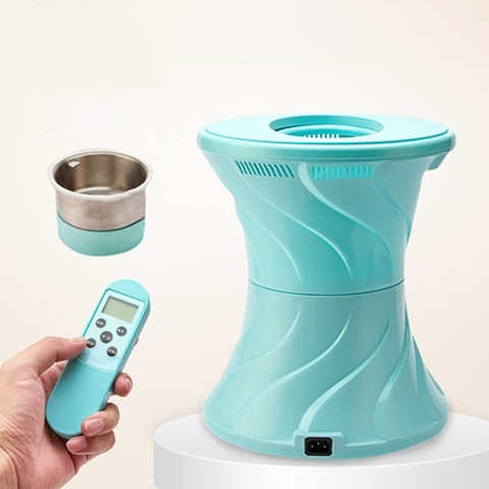 RSGK Asiento eléctrico de Vapor, Vapor Vaginal Silla Cuidado Vaginal Fumigación Instrumento de fumigación Instrumento de fumigación Ginecológico