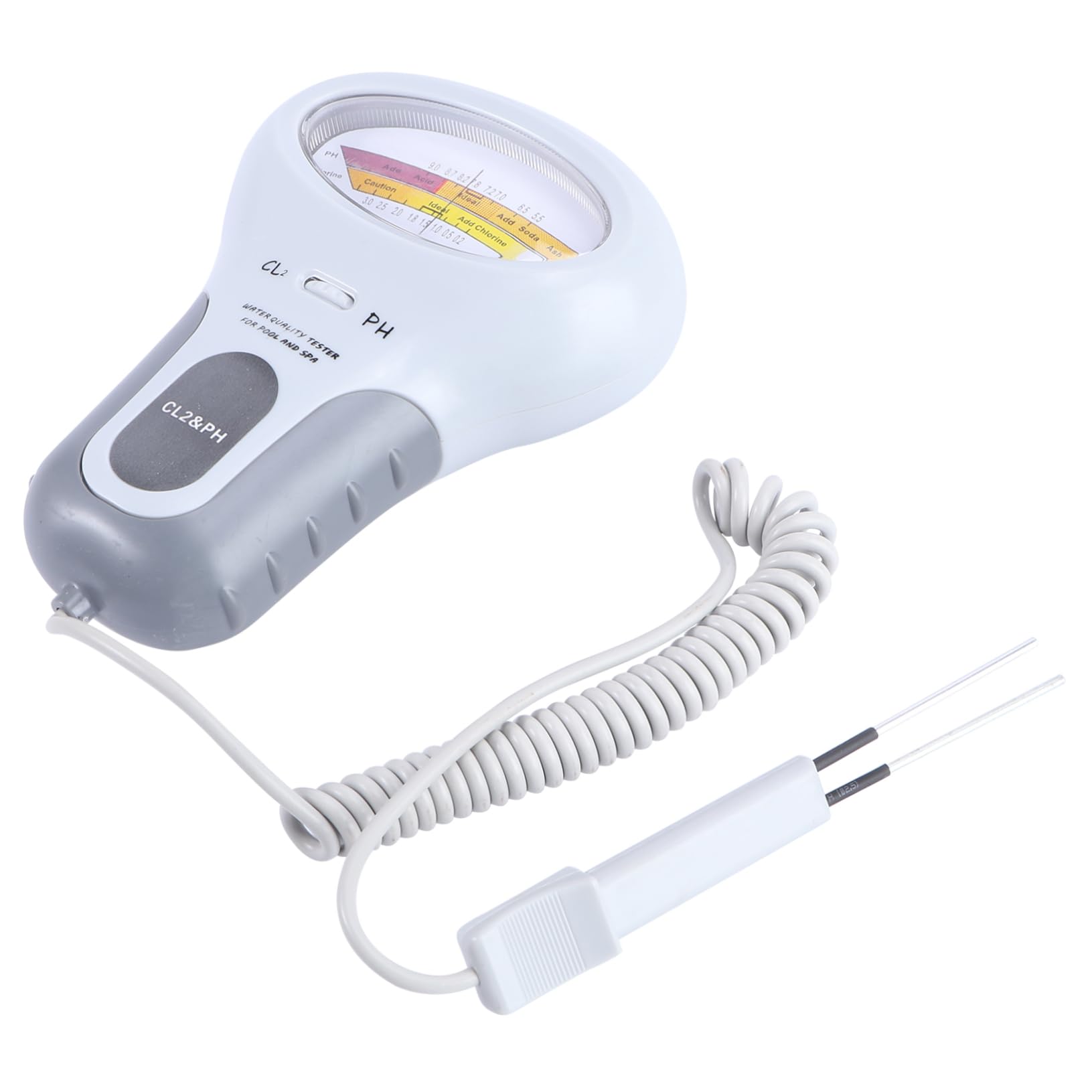 Medidor de Ph Digital para Piscina y Spa, Plástico Blanco