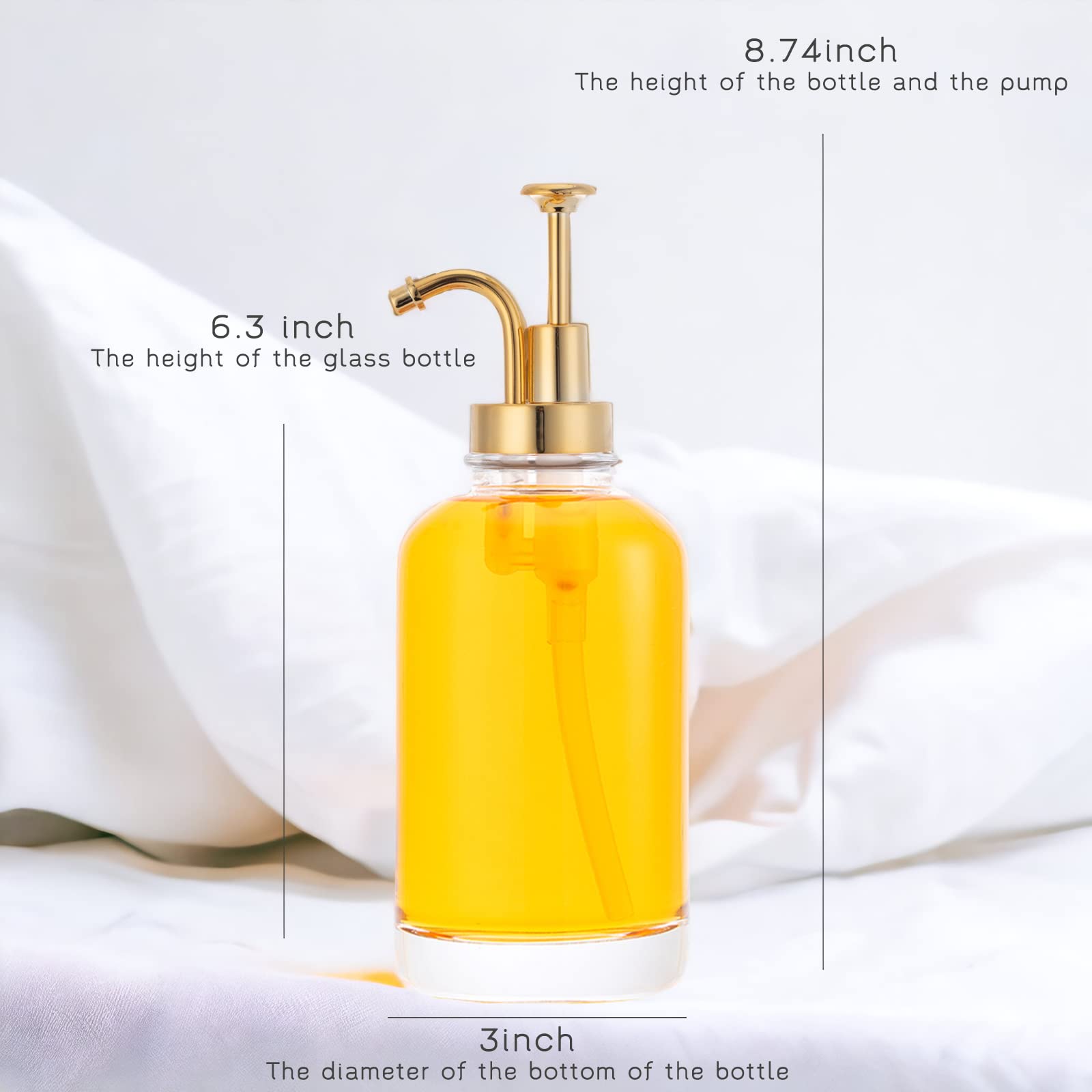 Lot de 2 distributeurs de sirop à café pour bar à café, distributeur à pompe à café avec étiquettes de sirop – Bouteille minimaliste en verre pour accessoires de bar à café– 500 ml (noir)