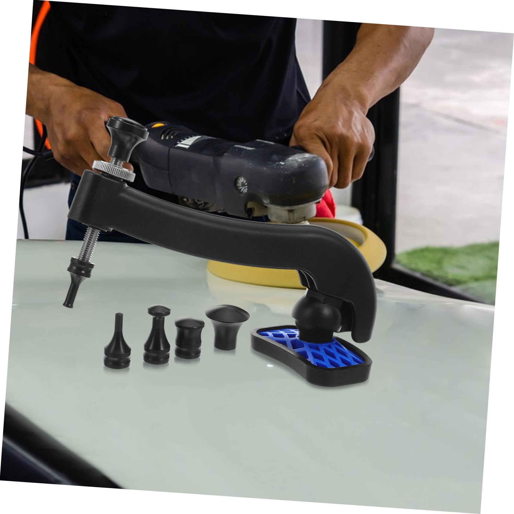 MAGICLULU Pennini per Rimozione Ammaccature Auto in Gomma Kit di Riparazione Carrozzeria per Livellamento Ammaccature Accessori Portatili per Ripristino Pannelli Veicolo