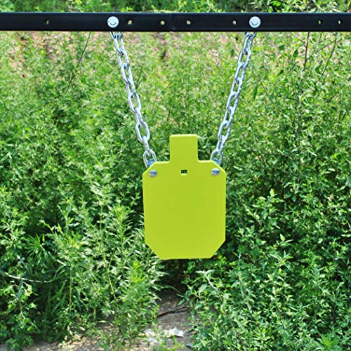 Image of Highwild AR500 Steel Target for Shooting 1 /2 inch Thick Gong Silhouette Metal Target - Laser Cut - Neon Color