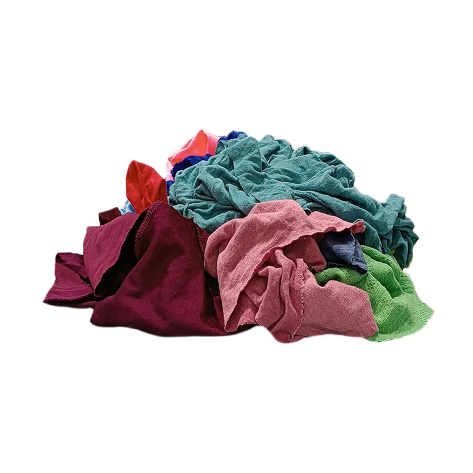 Floor & Upholstery Cleaning Recycled Cotton Knit Rags - 25 Lb Box Of ...