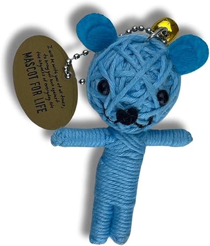 Miniatura 2 de Watchover Voodoo - Llavero de muñeca de vudú de cuerda – Muñeca vudú novedosa para bolso, equipaje o espejo de coche - Llavero de vudú para mascota,