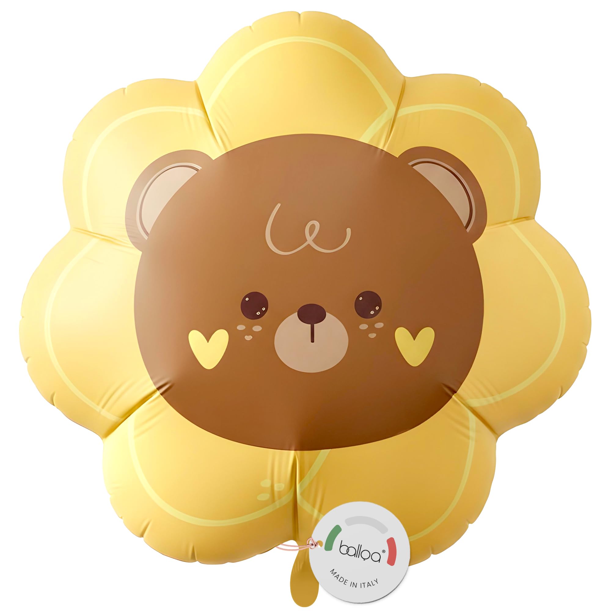balloa Foil Balloon XXL Bear, Helium Balloon Forest Animals Decoration, Balloon Animal Motif for Party, Children's Birthday, Gift for Forest Birthday, Party Decoration Woodland Animal Balloon Nature