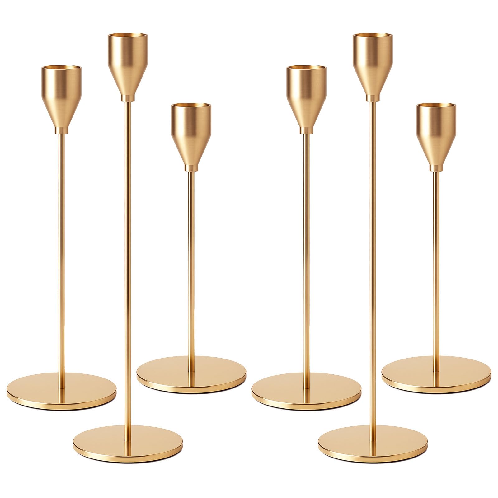 Ensemble de bougeoirs en métal - Collection de bougeoirs