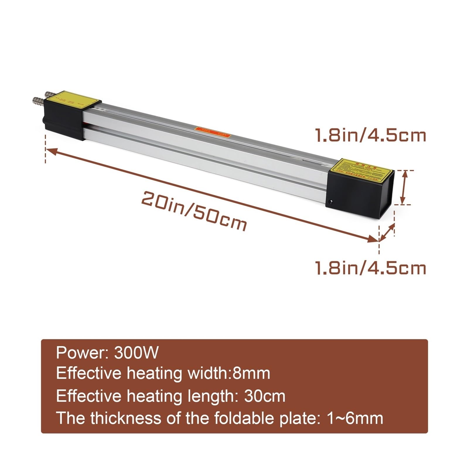 Máquina dobladora de metacrilato, Dobladora Acrílica De 50cm, Dobladora Acrílica De Placas Orgánicas For Placas De Plástico, Dispositivo Doblador De Tableros De Plástico PVC