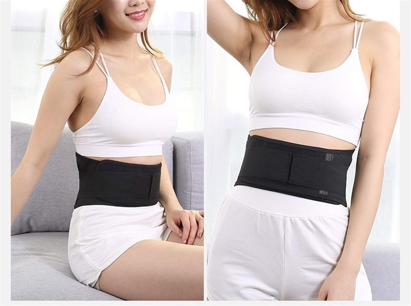 Tutore Lombare Vita Regolabile Tormalina Autoriscaldante Terapia Magnetica Cintura di Supporto for la Schiena Cintura Lombare Fascia for Massaggio Assistenza Sanitaria Uomo Donna,Supporto l