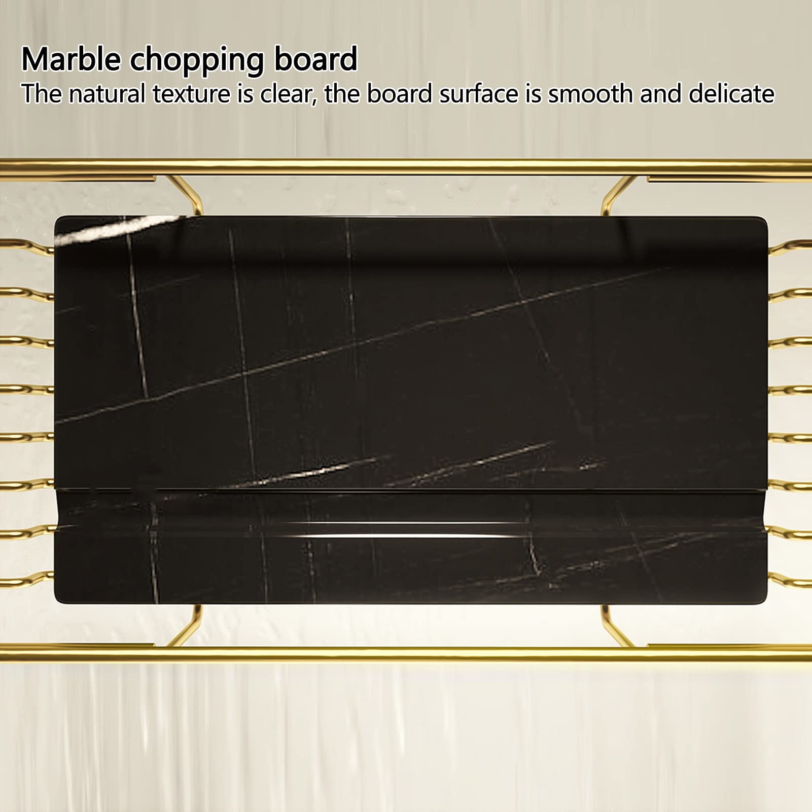 Bandeja extensible de acero inoxidable para bañera con tabla de cortar de mármol, se adapta a la mayoría de bañeras independientes, elegante diseño plateado y blanco para una máxima relajación en el