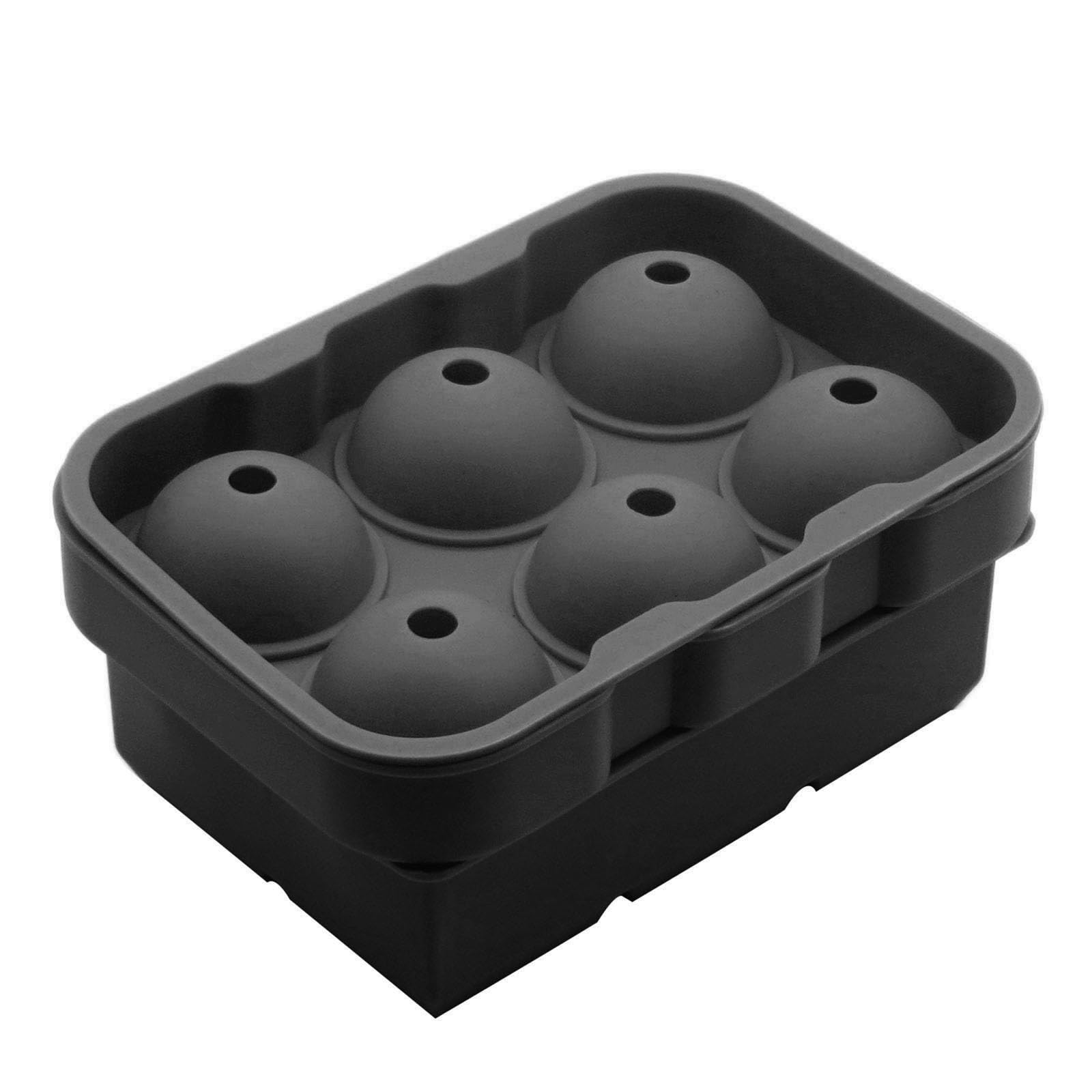 Elnwnnkc 2 Pieces Silicone Trays Round and Square Molds Easy to Release for Cocktails Beverages Silicone Tray