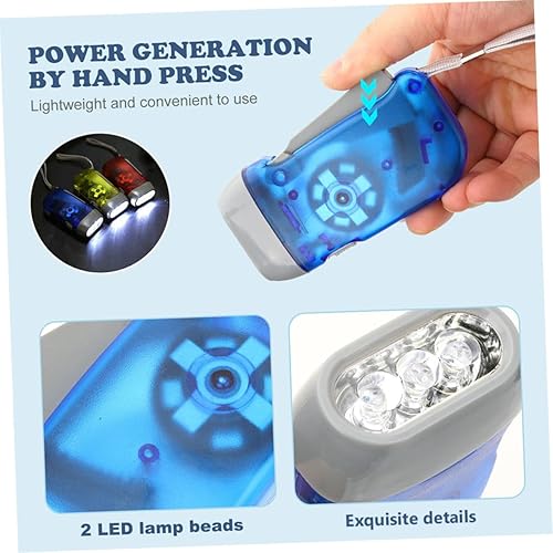 Miniatura 8 de STOBAZA Linterna de manivela portátil, lámpara de emergencia LED para camping, senderismo, reparación y supervivencia, uso al aire libre