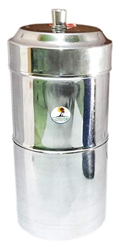 CHILLATAI Filter Coffee Maker, South Indian Filter Coffee Maker Small Size 300 ML