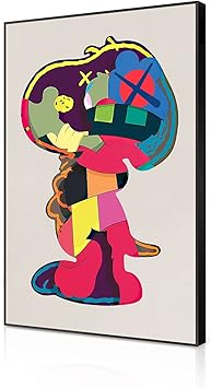 Amazon Co Jp アートパネル Kaws Snoopy カウズ スヌーピー パネル ポスター かわいい漫画 アートキャンバス壁画現代油絵アート頑丈なアルミニウム合金 フレーム 防湿 Hd キャンバス 額縁付きインテリア 絵画 複製画 装飾画 壁掛け 飾り絵 贈り物 部屋 玄関 店